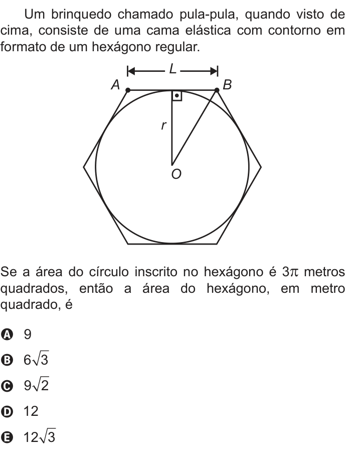 Questão 159 no caderno Azul do ENEM PPL 2018