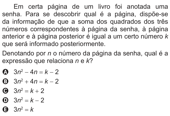 Questão 160 no caderno Azul do ENEM PPL 2018