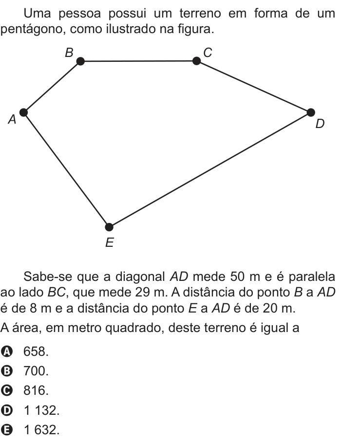 Questão 171 no caderno Azul do ENEM PPL 2018