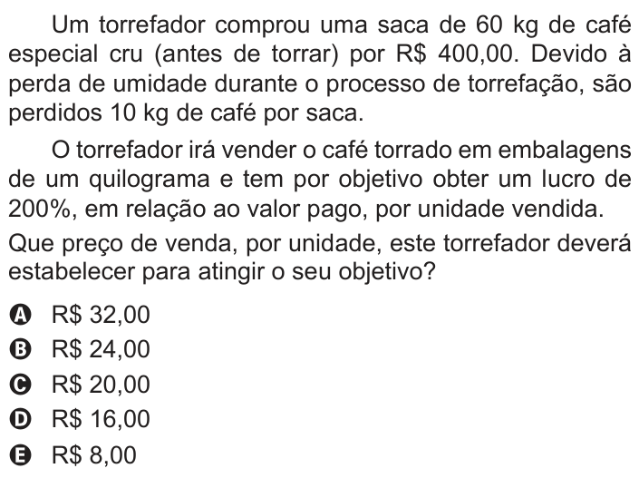 Questão 178 no caderno Azul do ENEM PPL 2018
