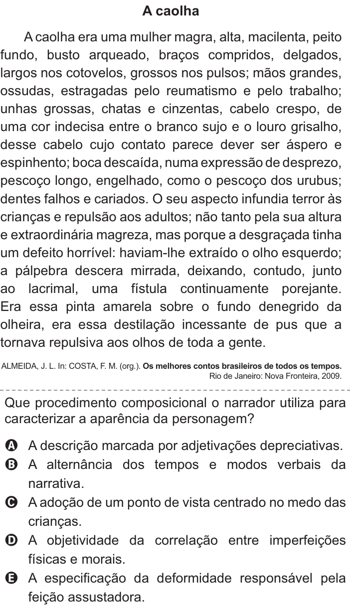 Questão 11 no caderno Azul do ENEM PPL 2021