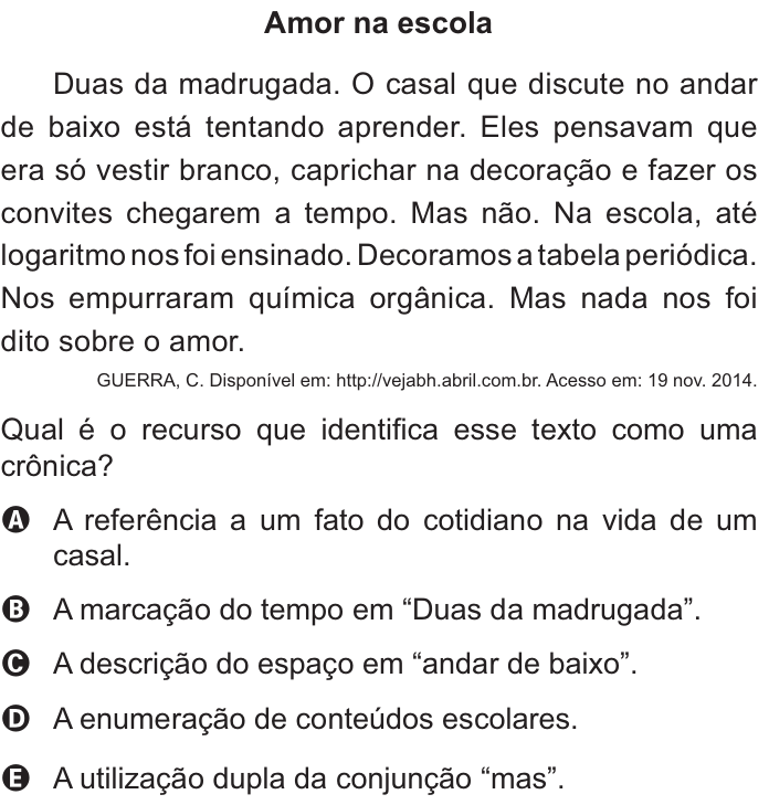 Questão 31 no caderno Azul do ENEM PPL 2021