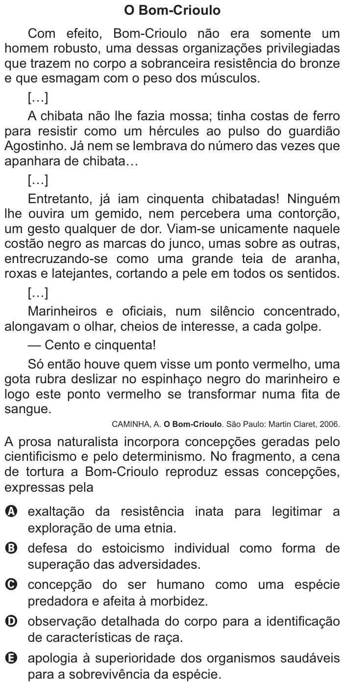 Questão 33 no caderno Azul do ENEM PPL 2021