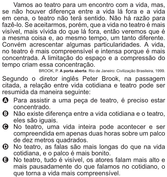 Questão 37 no caderno Azul do ENEM PPL 2021
