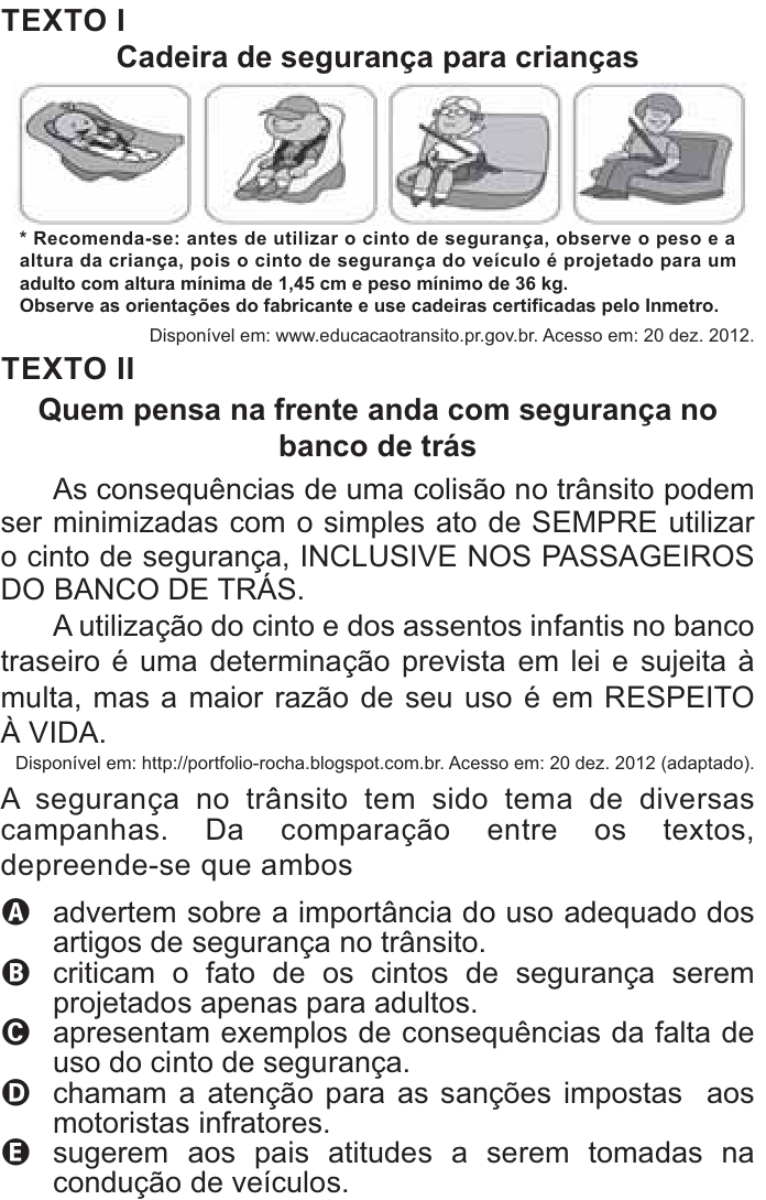 Questão 42 no caderno Azul do ENEM PPL 2021