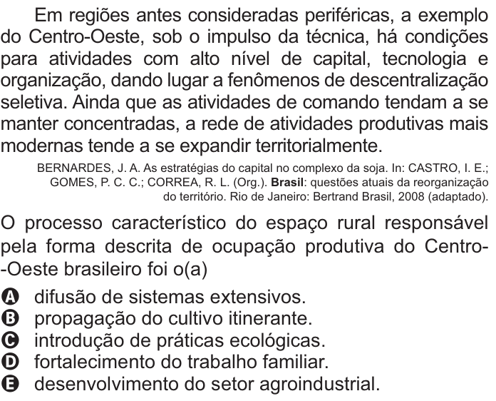 Questão 59 no caderno Azul do ENEM PPL 2021