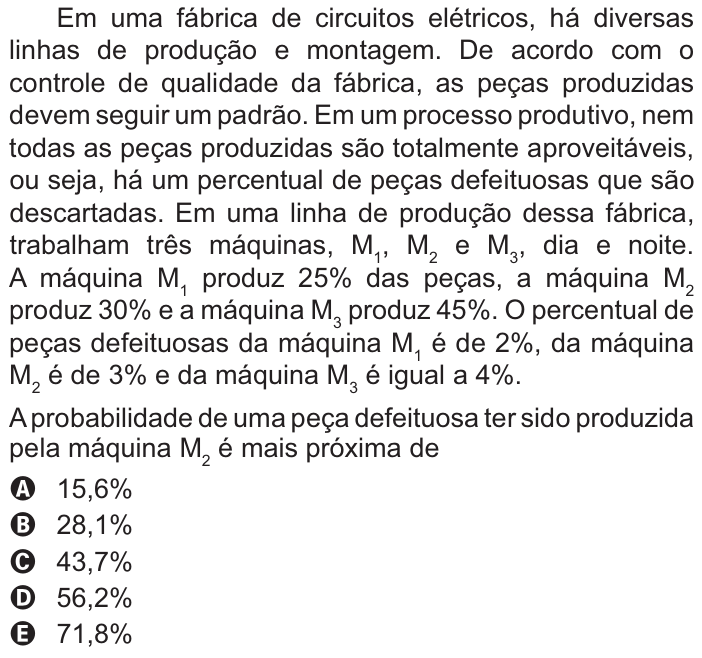 Questão 149 no caderno Azul do ENEM PPL 2021