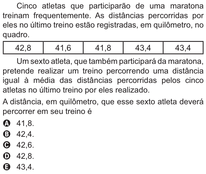 Questão 166 no caderno Azul do ENEM PPL 2021