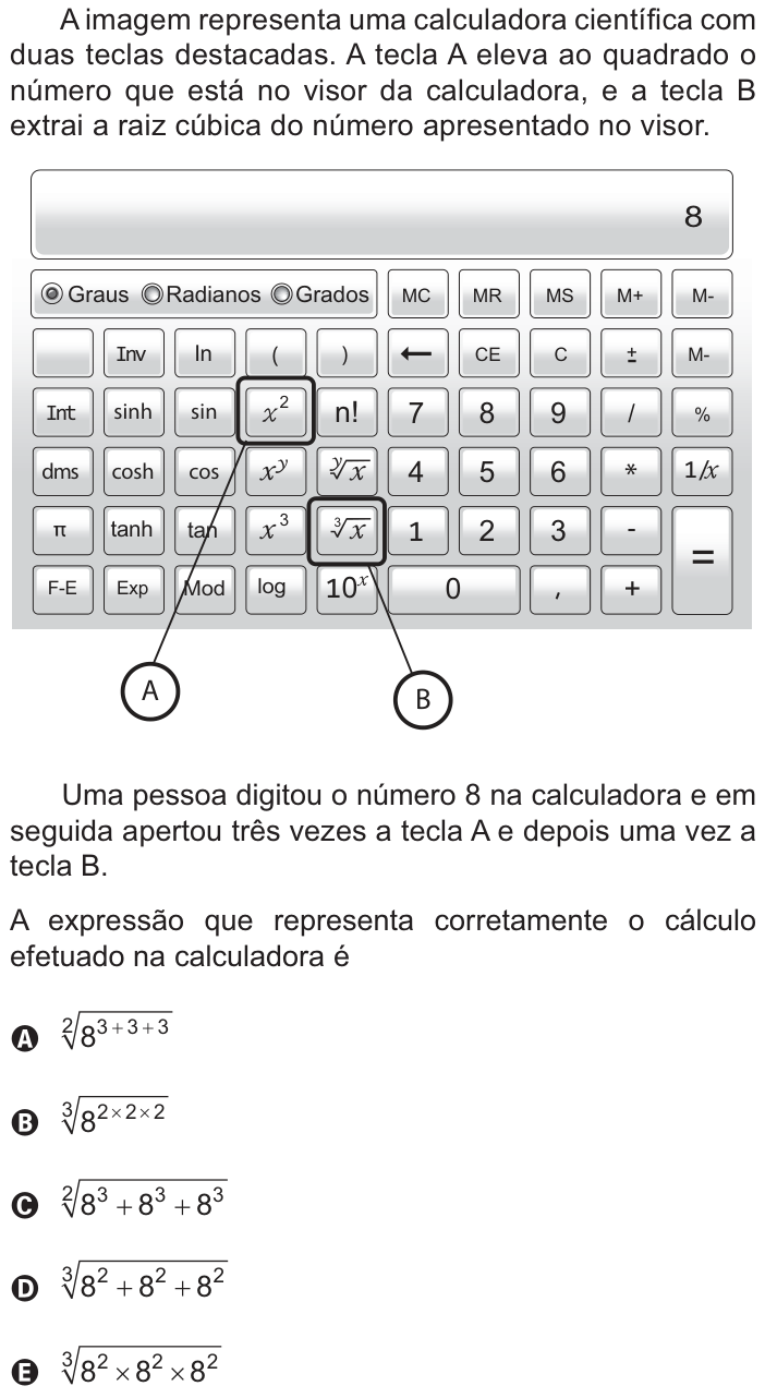 Questão 180 no caderno Azul do ENEM PPL 2021