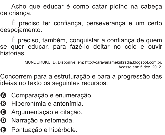 Questão 22 no caderno Azul do ENEM PPL 2017