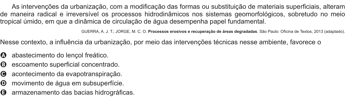 Questão 88 no caderno Azul do ENEM PPL 2017