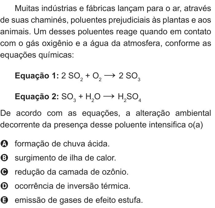Questão 103 no caderno Azul do ENEM PPL 2017
