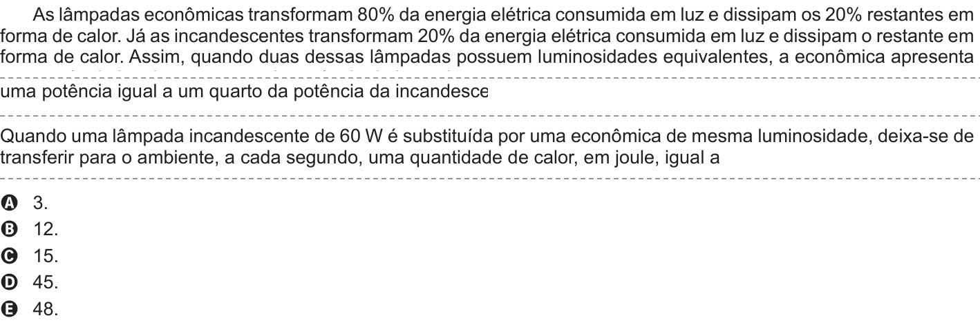 Questão 110 no caderno Azul do ENEM PPL 2017