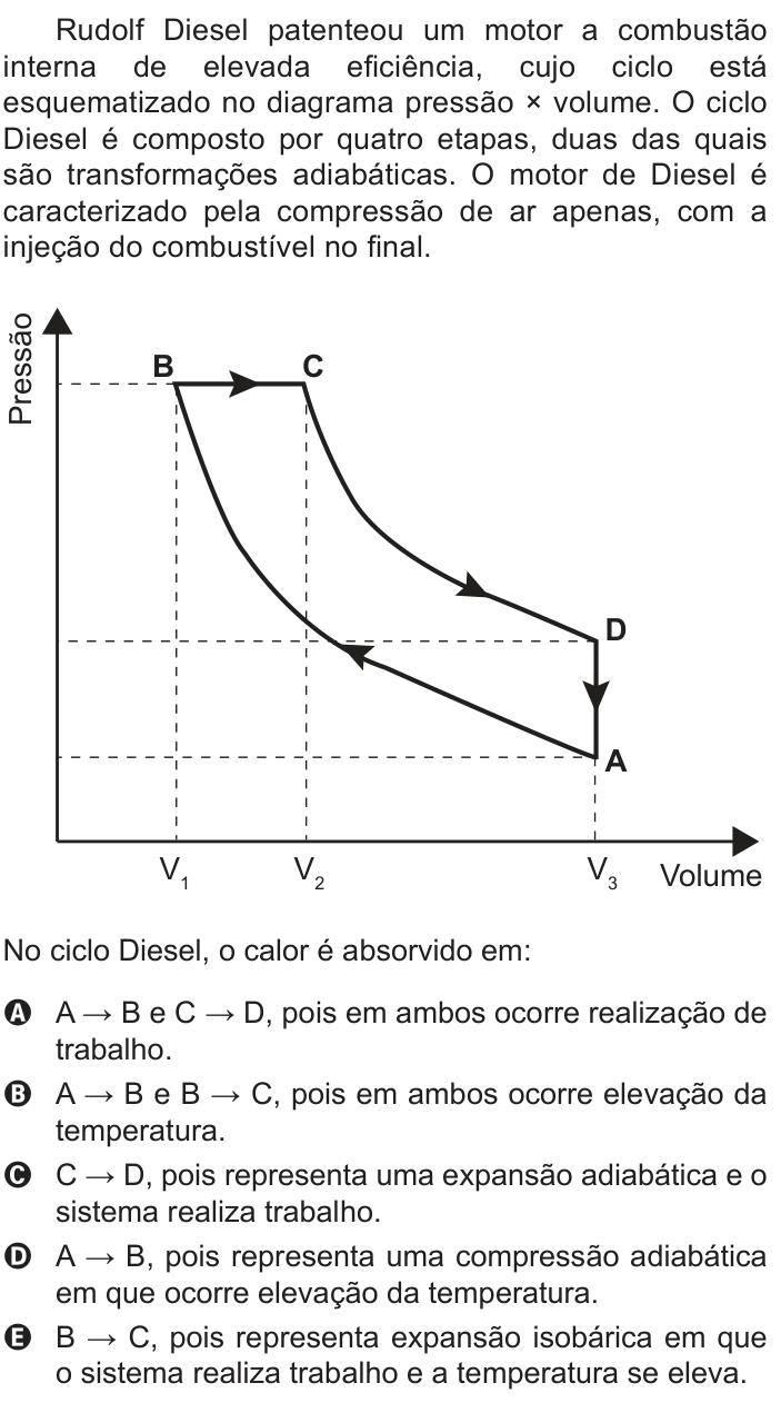 Questão 121 no caderno Azul do ENEM PPL 2017