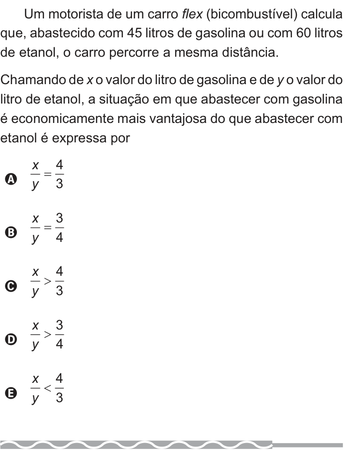 Questão 139 no caderno Azul do ENEM PPL 2017