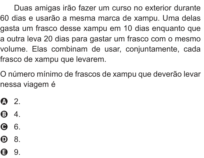 Questão 142 no caderno Azul do ENEM PPL 2017