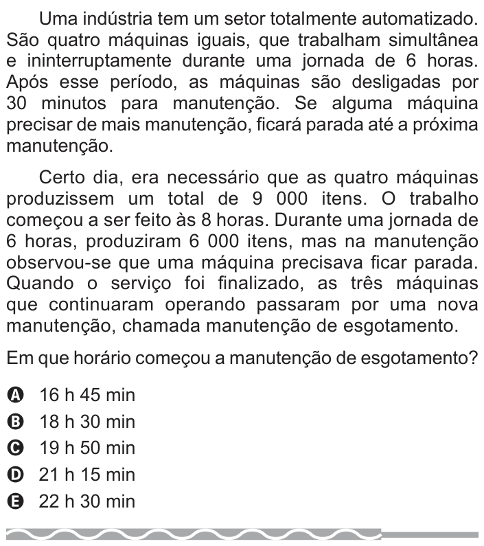 Questão 144 no caderno Azul do ENEM PPL 2017