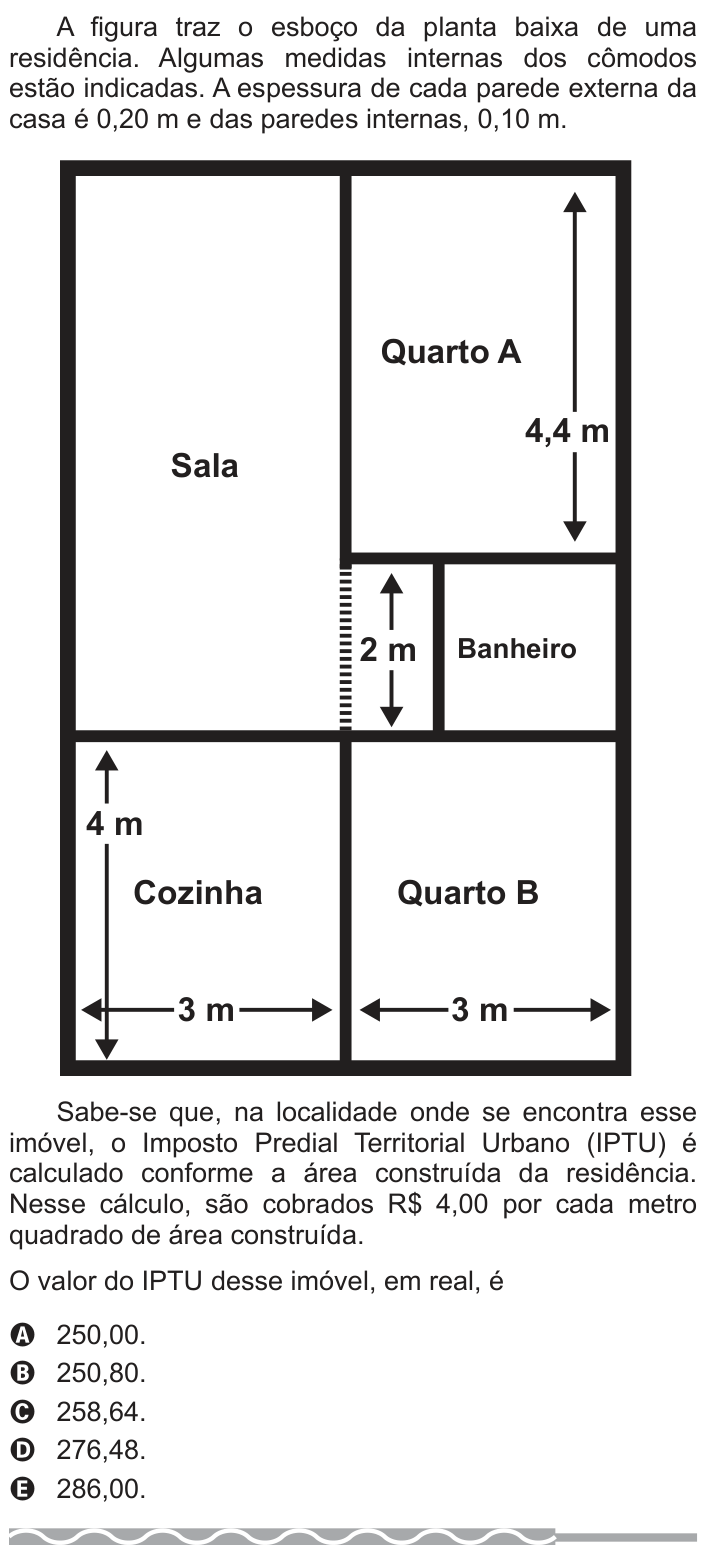 Questão 150 no caderno Azul do ENEM PPL 2017