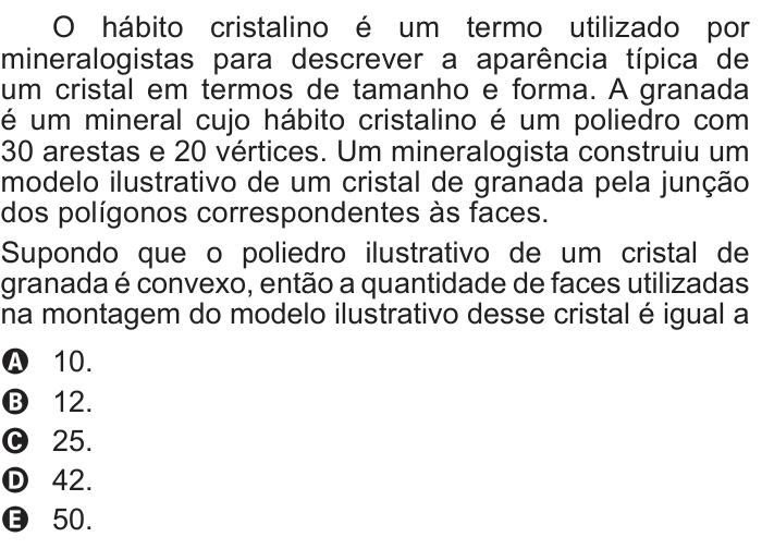 Questão 153 no caderno Azul do ENEM PPL 2017