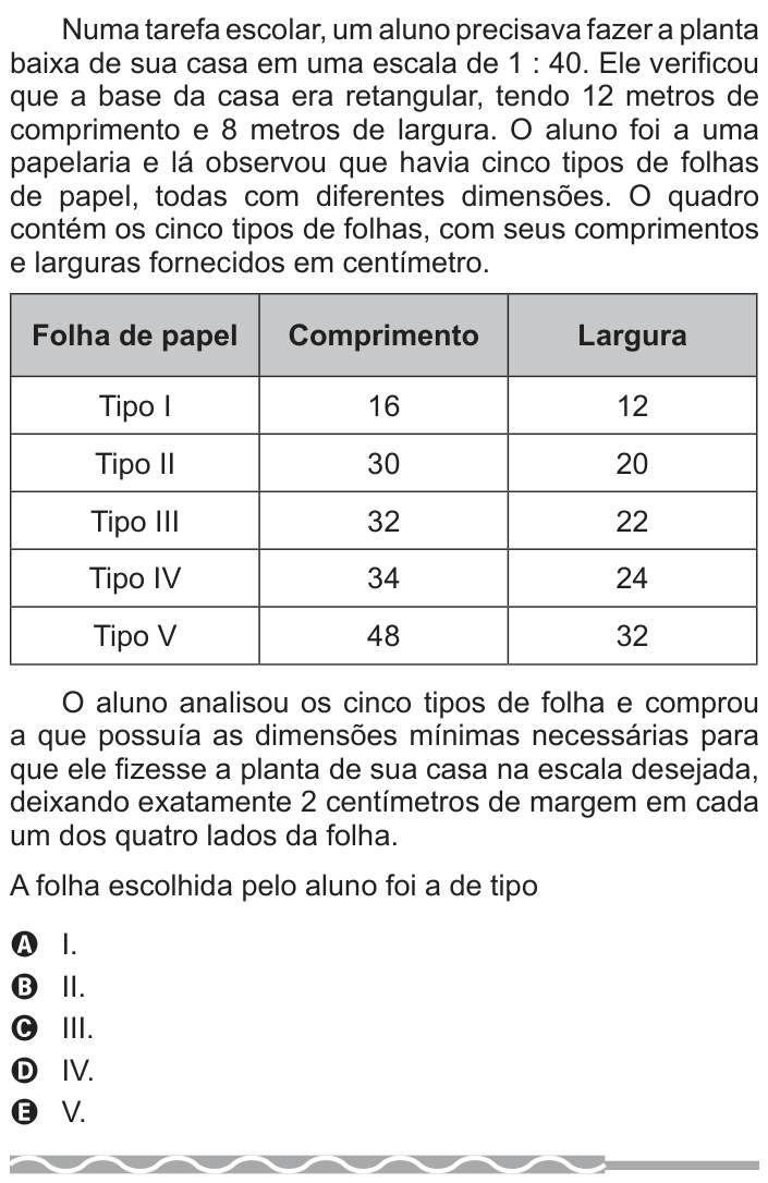 Questão 168 no caderno Azul do ENEM PPL 2017