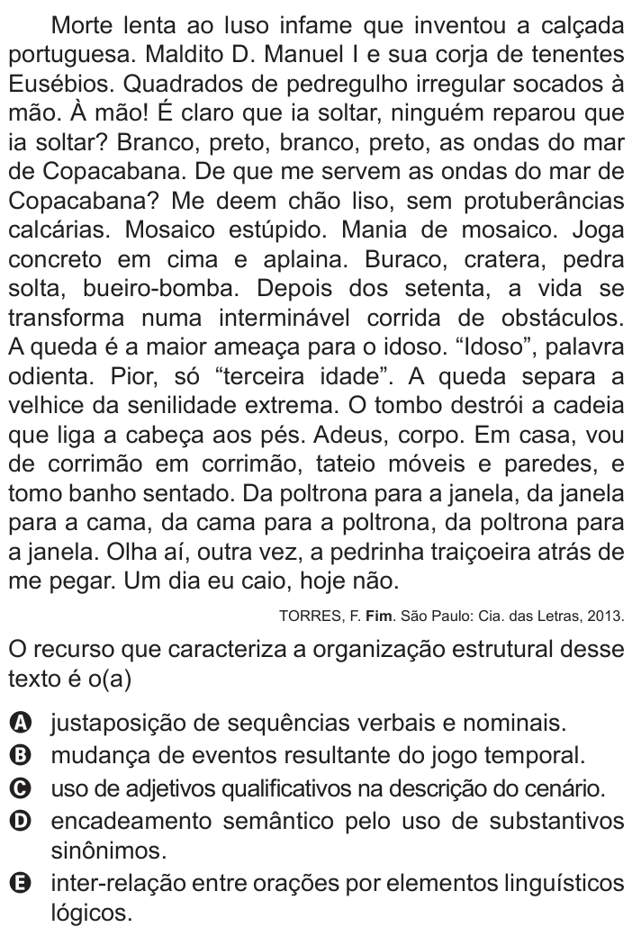 Questão 18 no caderno Azul do ENEM 2022