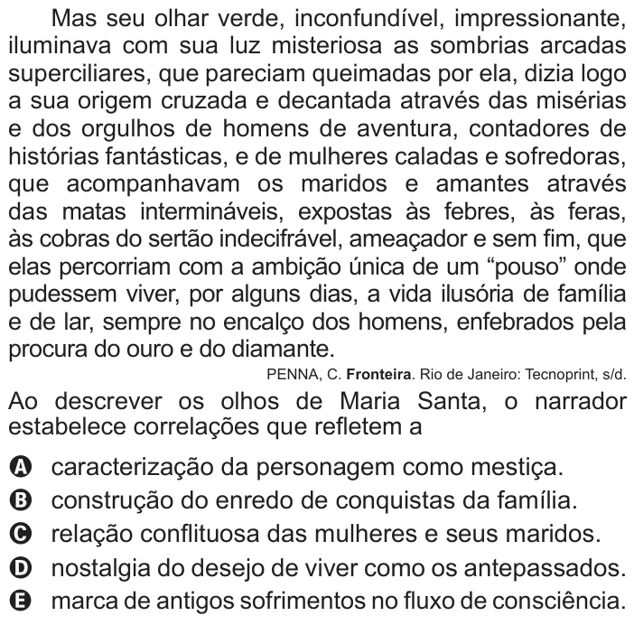 Questão 23 no caderno Azul do ENEM 2022
