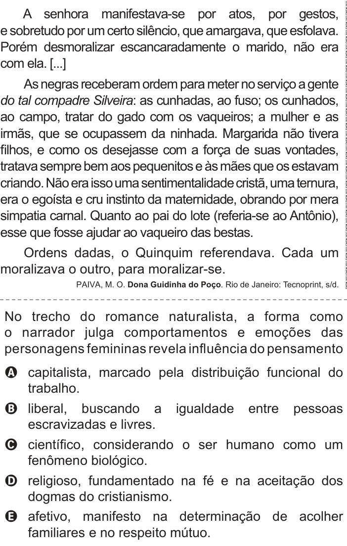 Questão 30 no caderno Azul do ENEM 2022