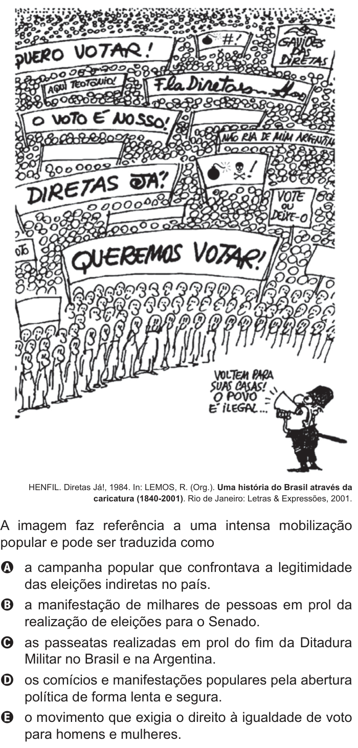Questão 25 no caderno Branco do ENEM PPL 2016