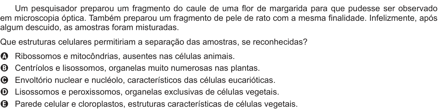 Questão 46 no caderno Branco do ENEM PPL 2016