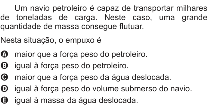 Questão 48 no caderno Branco do ENEM PPL 2016