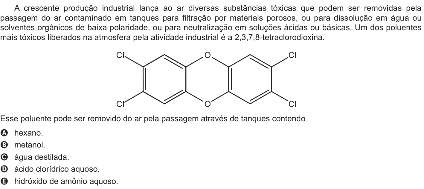 Questão 52 no caderno Branco do ENEM PPL 2016