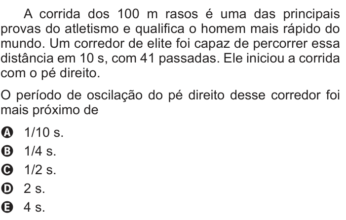 Questão 66 no caderno Branco do ENEM PPL 2016