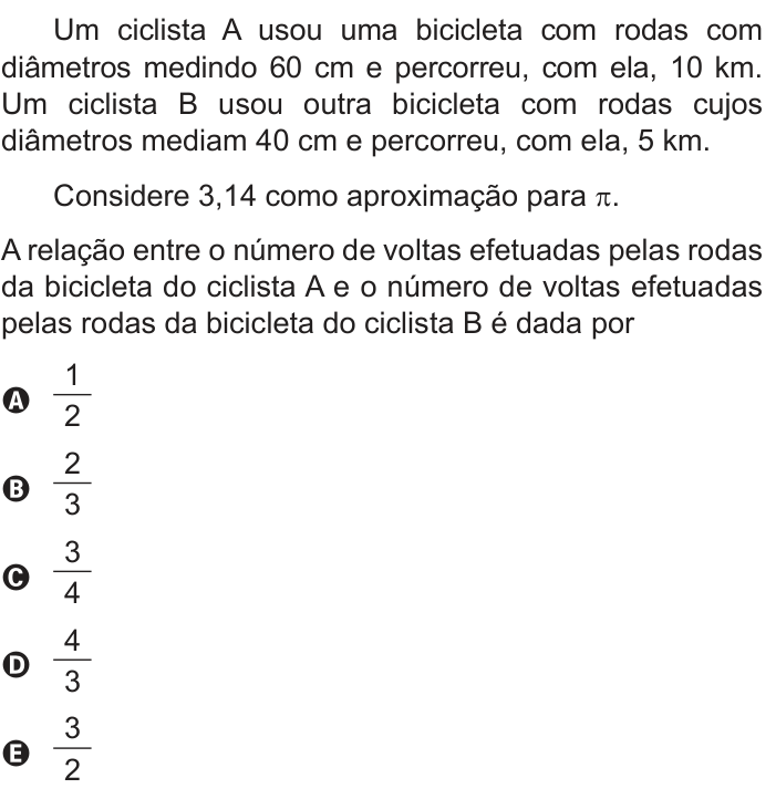 Questão 149 no caderno Cinza do ENEM PPL 2016