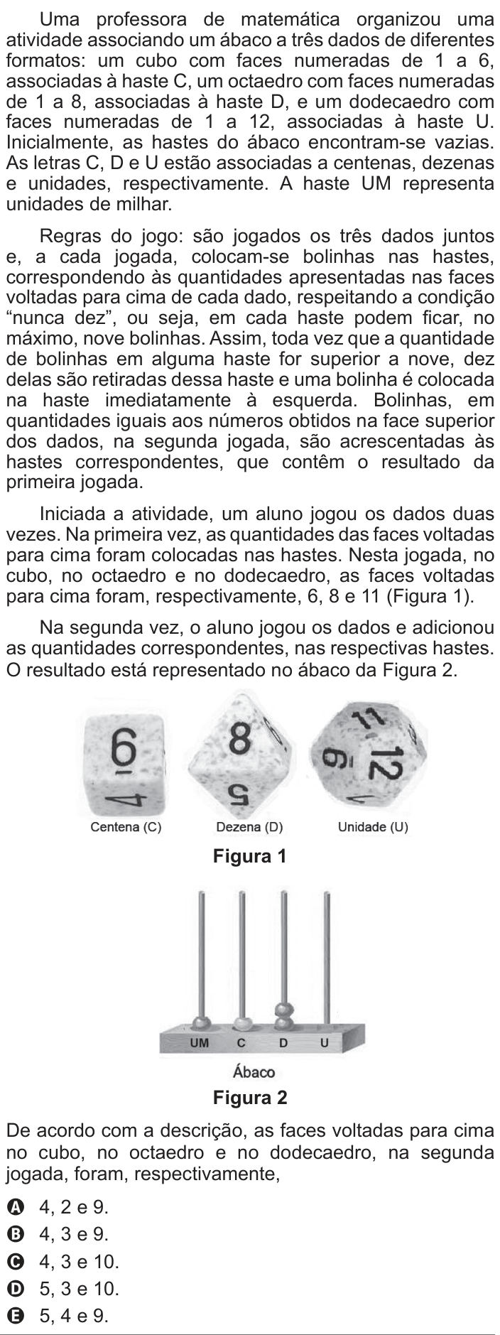 Questão 151 no caderno Cinza do ENEM PPL 2016