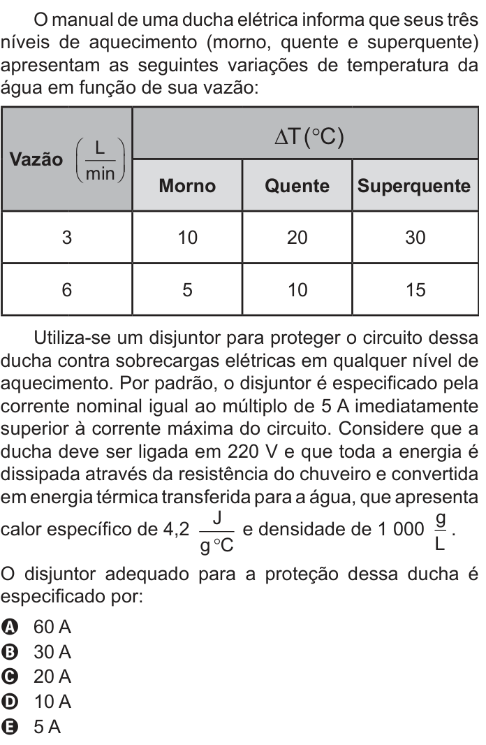 Questão 116 no caderno Azul do ENEM 2022