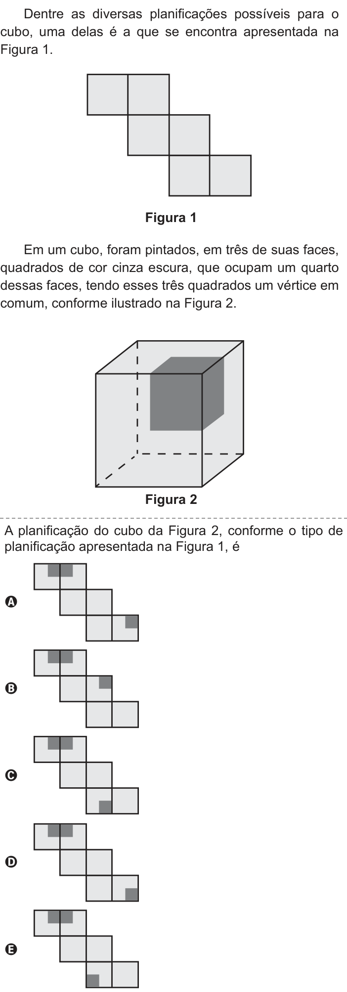 Questão 143 no caderno Azul do ENEM 2022