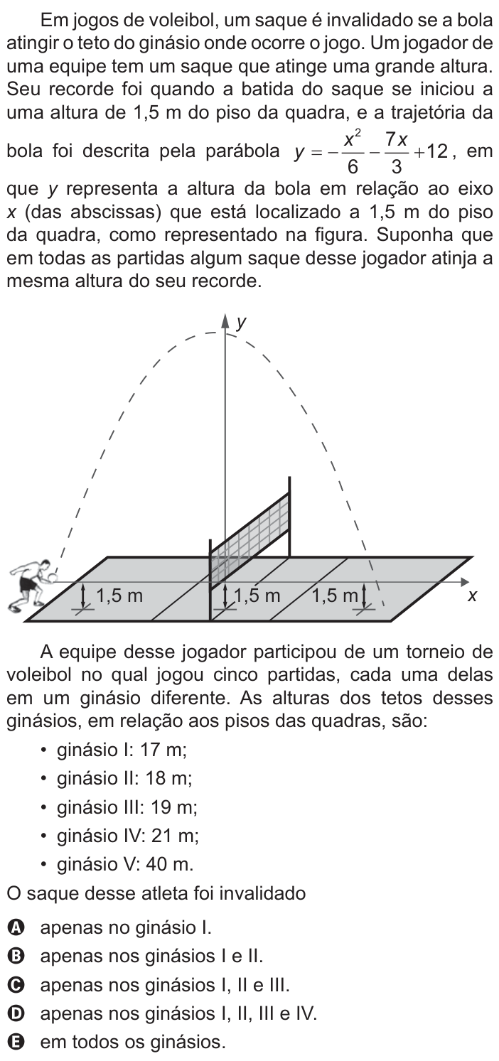 Questão 150 no caderno Azul do ENEM 2022