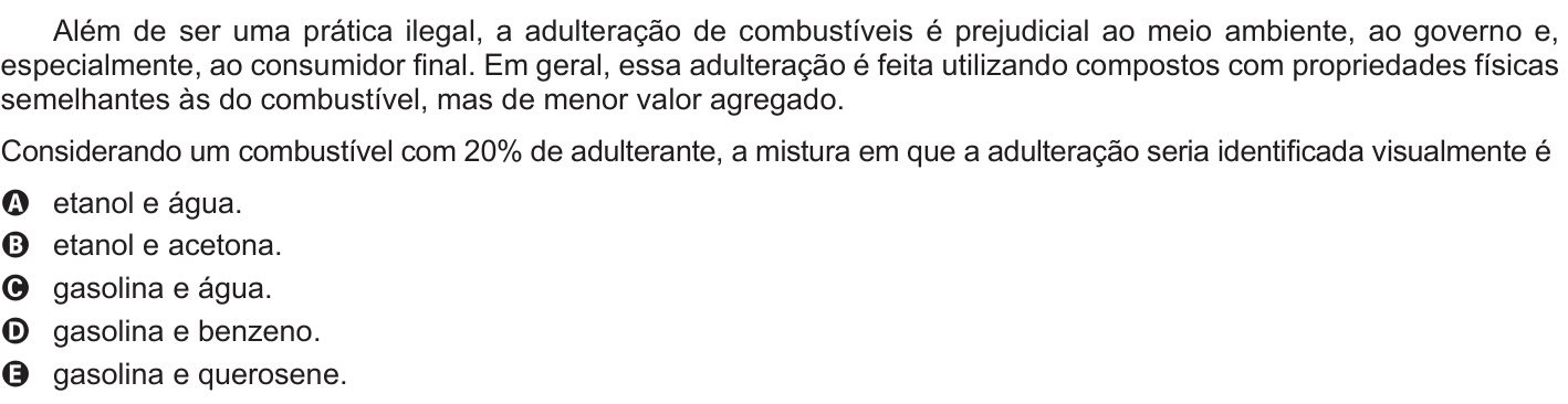 Questão 53 no caderno Branco do ENEM PPL 2015