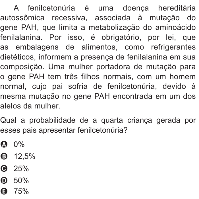 Questão 66 no caderno Branco do ENEM PPL 2015