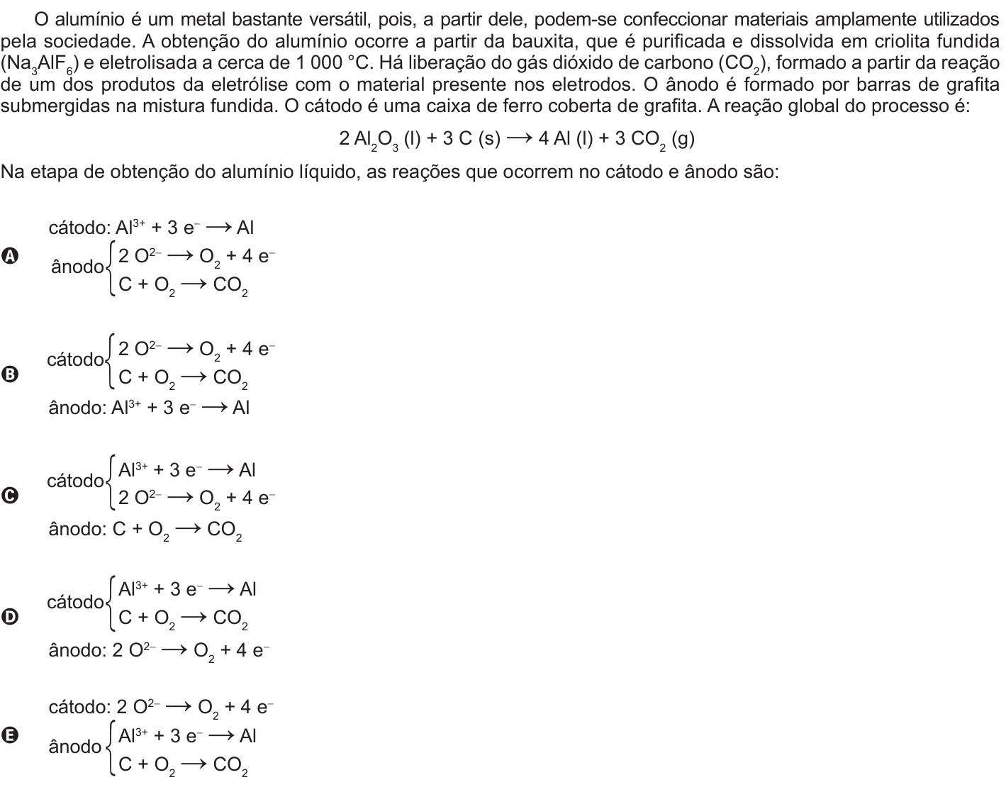 Questão 70 no caderno Branco do ENEM PPL 2015