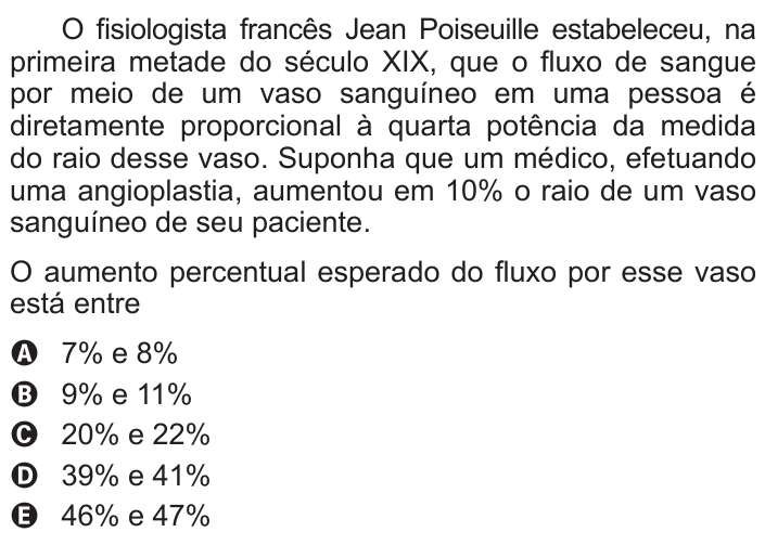Questão 155 no caderno Cinza do ENEM PPL 2015