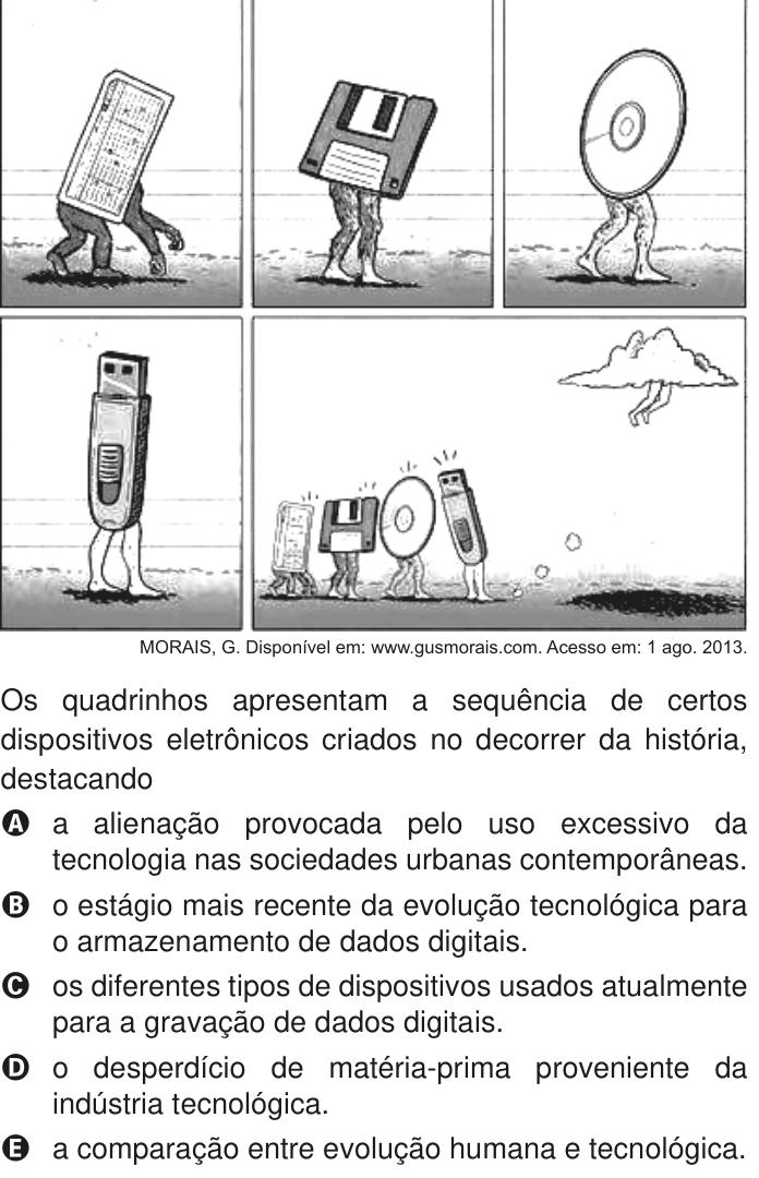 Questão 15 no caderno Azul do ENEM PPL 2020