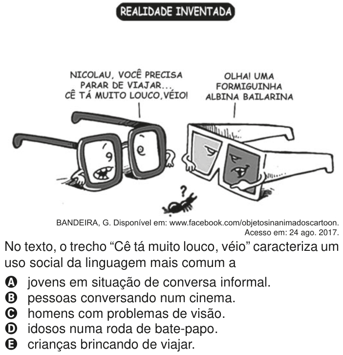 Questão 30 no caderno Azul do ENEM PPL 2020