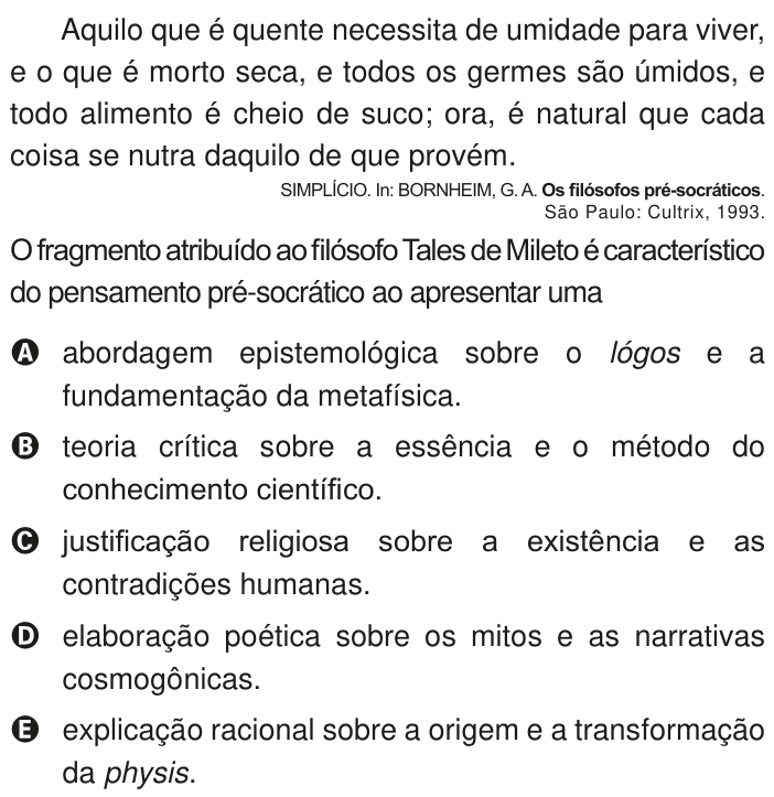 Questão 54 no caderno Azul do ENEM PPL 2020