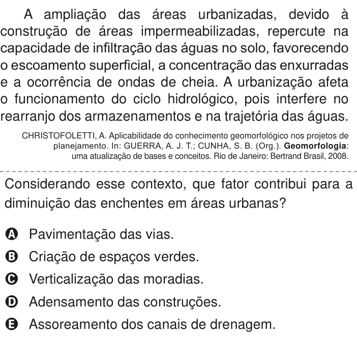 Questão 88 no caderno Azul do ENEM PPL 2020