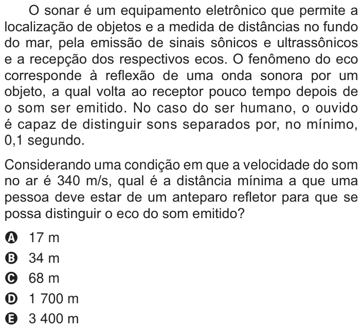 Questão 53 no caderno Branco do ENEM PPL 2014