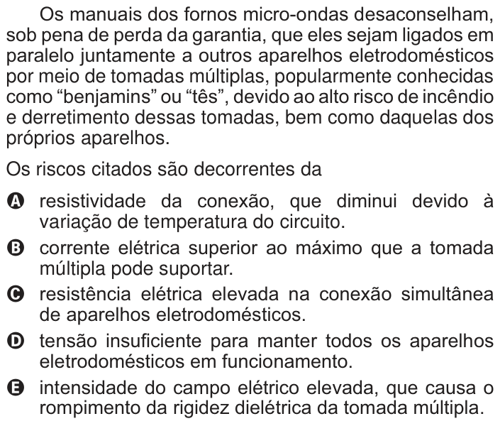 Questão 74 no caderno Branco do ENEM PPL 2014