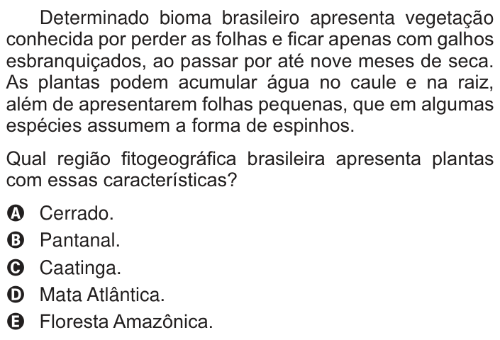 Questão 81 no caderno Branco do ENEM PPL 2014