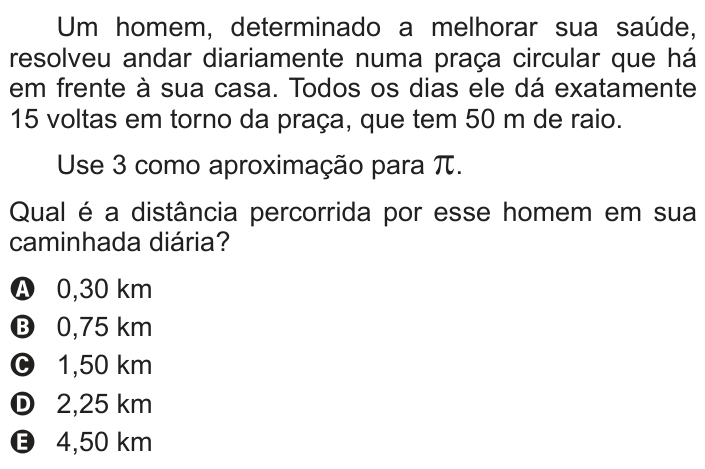 Questão 146 no caderno Cinza do ENEM PPL 2014