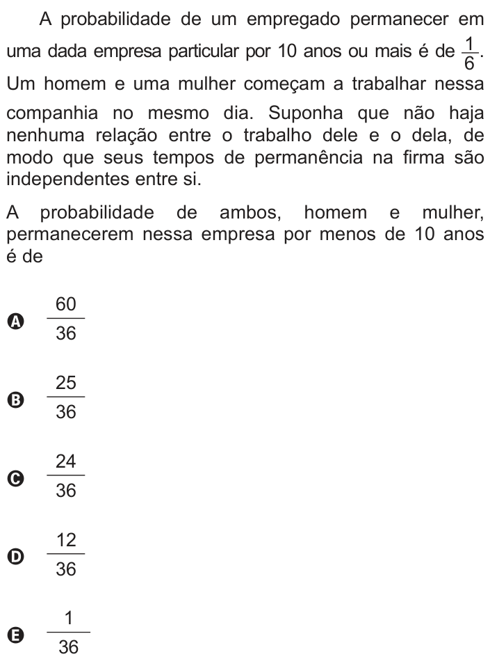 Questão 149 no caderno Cinza do ENEM PPL 2014